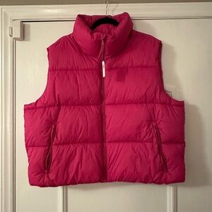 Old Navy Pink Puffer Vest